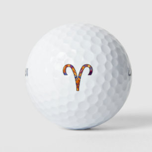 Aries Zodiac Symbol Element van Kenneth Yoncich Golfballen