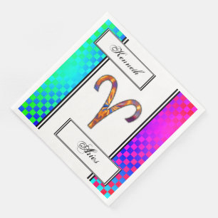 Aries Zodiac Symbol Element van Kenneth Yoncich Servet