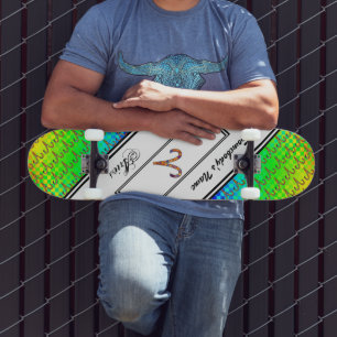 Aries Zodiac Symbol Element van Kenneth Yoncich Skateboard