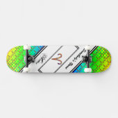 Aries Zodiac Symbol Element van Kenneth Yoncich Skateboard (Horizontaal)
