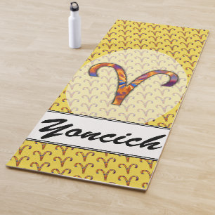 Aries Zodiac Symbol Element van Kenneth Yoncich Yogamat