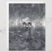 Aries Zodiac Symbol Industrial Style (Voorkant / Achterkant)