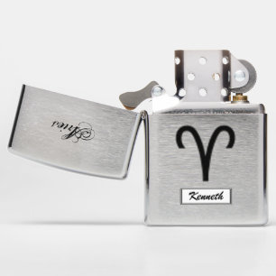 Aries Zodiac Symbol Standard van Kenneth Yoncich