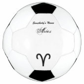 Aries Zodiac Symbol Standard van Kenneth Yoncich Voetbal (Voorkant)