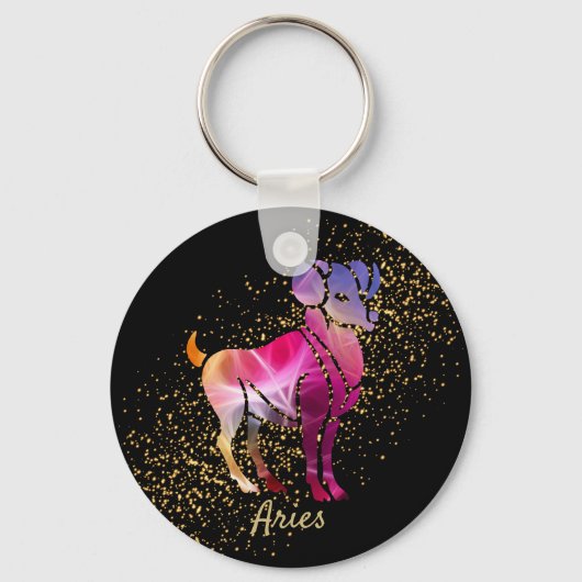 Aries - Zodiazenbord Sleutelhanger (Voorkant)