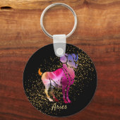 Aries - Zodiazenbord Sleutelhanger (Voorkant)