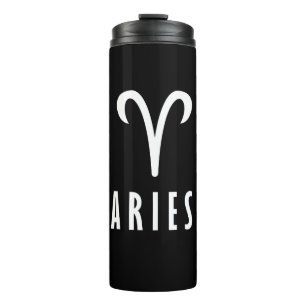 Aries zodiumteken thermosbeker