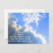 Arise en Shine Briefkaart (Voorkant / Achterkant)