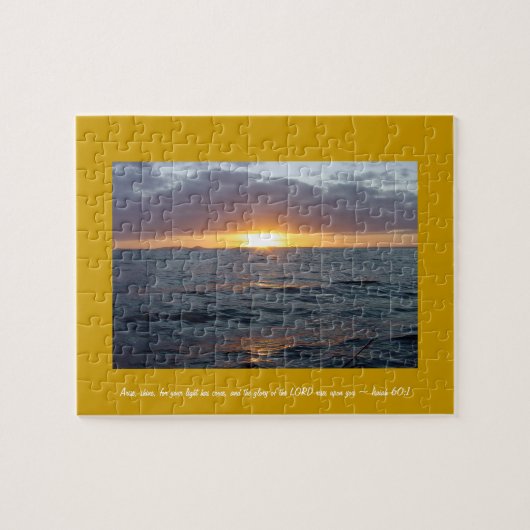 Arise Shine - Isaiah 60:1 Legpuzzel (Horizontaal)