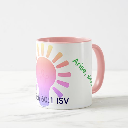 Arise, shine! mok (Voorkant rechts)