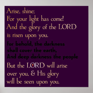 Arise & Shine Poster