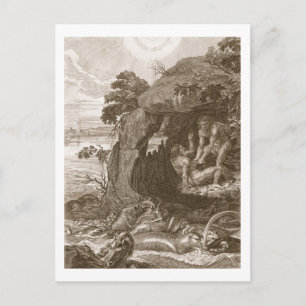 Aristeus Compels Proteus om zijn orakels te onthul Briefkaart