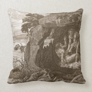 Aristeus Compels Proteus om zijn orakels te onthul Kussen