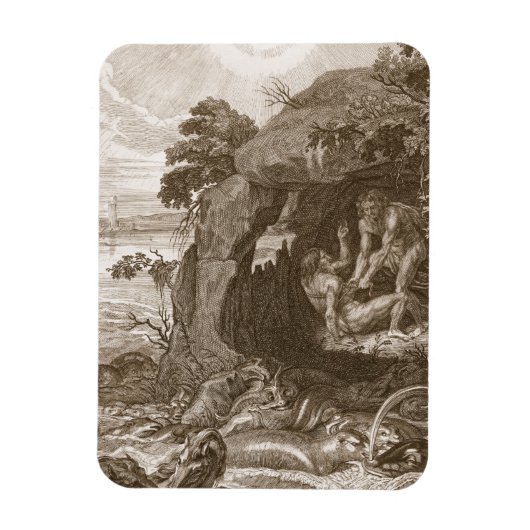 Aristeus Compels Proteus om zijn orakels te onthul Magneet (Verticaal)