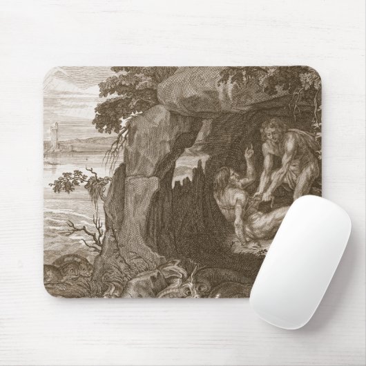 Aristeus Compels Proteus om zijn orakels te onthul Muismat (Met muis)