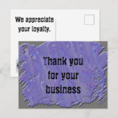 Aristic Hartelijk dank voor uw bestelling klant Briefkaart (Voorkant / Achterkant)