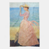 Aristide Maillol - Vrouw met een Parasol Theedoek (Verticaal)