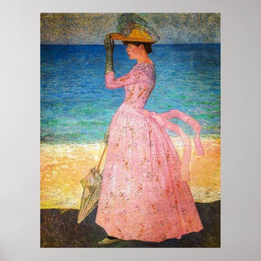 Aristide Maillol - "Vrouw met parasol" Poster (Voorkant)