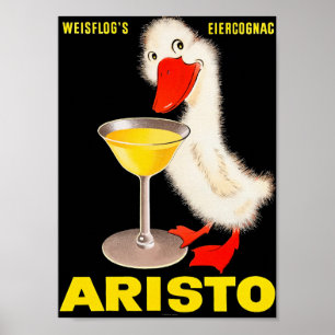 Aristo Egg Cognac -  Adverteren Poster