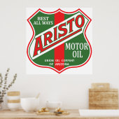 Aristo Motor Oil  gebarsten Poster (Keuken)