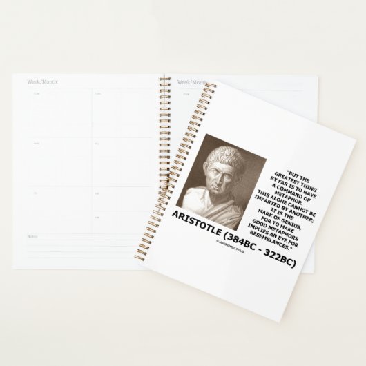 Aristote Commande De Métaphore Marque De Citation (Devant avec enveloppe)