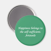 Aristote Happiness Cote Magnet (Recto/Verso)