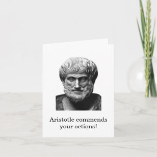 Aristoteles Aanmoediging Kaart