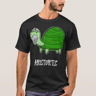 Aristoteles als schildpad t-shirt