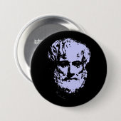 Aristoteles Buttonnen Ronde Button 7,6 Cm (Voorkant /achterkant)