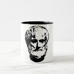 Aristoteles Drinkware Tweekleurige Koffiemok