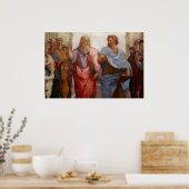 Aristoteles en Plato van Rafaël Poster (Keuken)