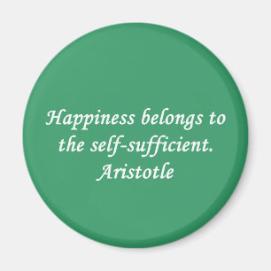 Aristoteles Happiness Quote Magnet Magneet