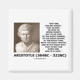 Aristoteles iedereen kan boze tijd krijgen magneet