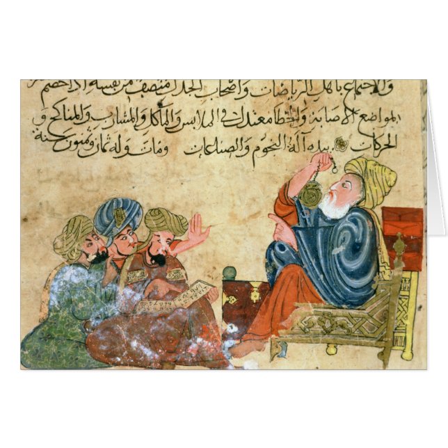 Aristoteles lesgeven (Voorkant Horizontaal)