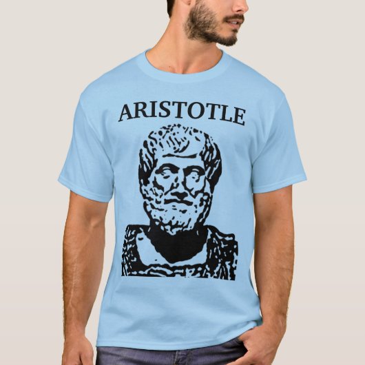 Aristoteles-monochrome T-shirt (Voorkant)