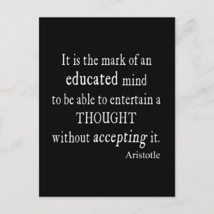 Aristoteles Onderwezen gedachtewisseling Briefkaart