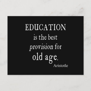  Aristoteles-onderwijs Beste ouderdom Kaart