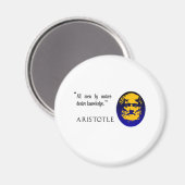 Aristoteles over kennis. Filosofie magneet (Voorkant / Achterkant)