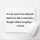 Aristoteles Quote 1a Muismat (Met muis)