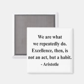 Aristoteles Quote 4a Magneet (Voorkant / Achterkant)