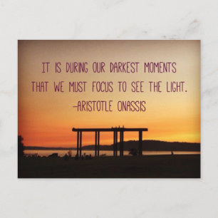 Aristoteles Quote Briefkaart