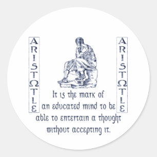 Aristoteles Ronde Sticker