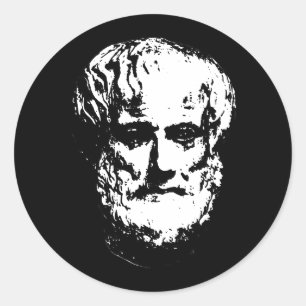 Aristoteles-Stickers Ronde Sticker