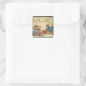 Aristoteles Vierkante Sticker (Tas)