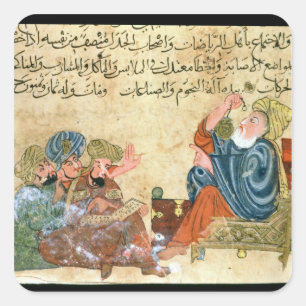 Aristoteles Vierkante Sticker