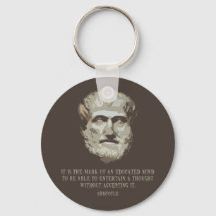 Aristotle Educate Mind Sleutelhanger
