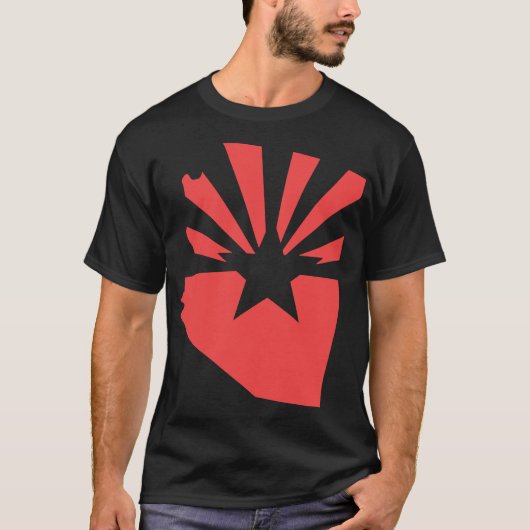 Arizona 48 State Flag Logo T-shirt (Voorkant)