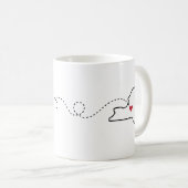 Arizona à New York - Heart2Heart Coffee Mug (Devant droit)