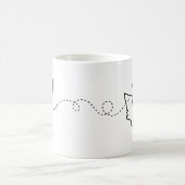 Arizona à Washington - Heart2Heart Coffee Mug (Centre)