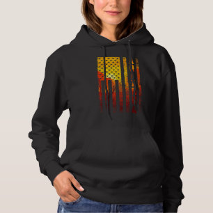 Arizona American Flag Pride Cactus Patriotic Wome Hoodie